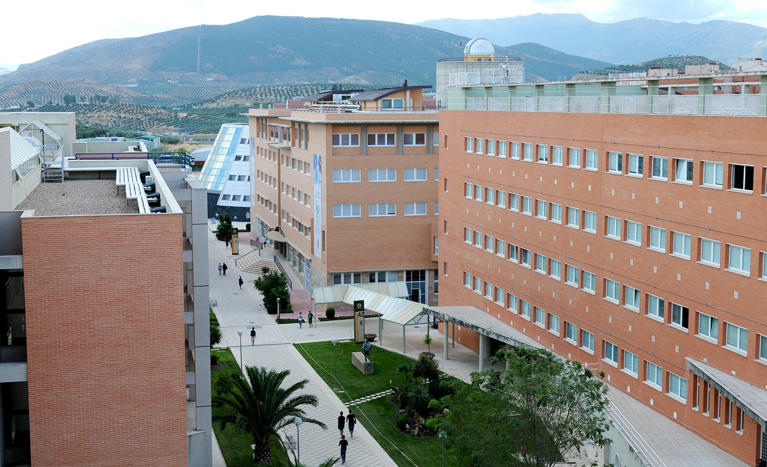 Campus de las Lagunillas de la Universidad de Jaén en una foto aérea