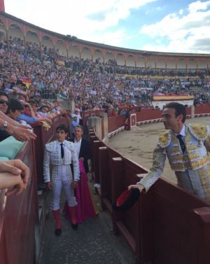 Ponce brinda su primer toro