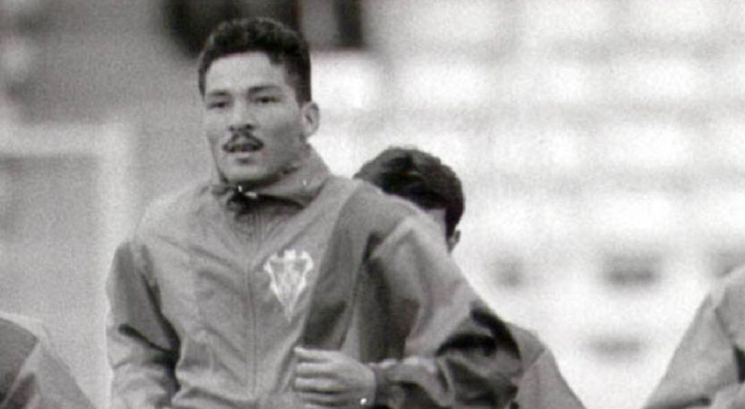 Rommel Fernández durante su etapa como jugador del Albacete