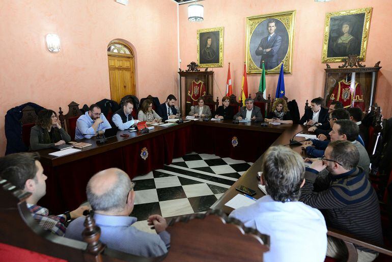 Reunión de los delegados granadinos de la Junta en el Ayuntamiento de Huéscar