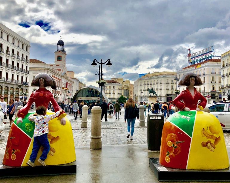 Meninas &#039;gastronómicas&#039; en la Puerta del Sol