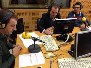 El presidente del Levante durante la entrevista en Radio Valencia