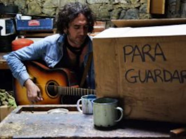 Alfredo Fernández, Alfa, durante la grabación del vidoclip 'Los amores bastardos'