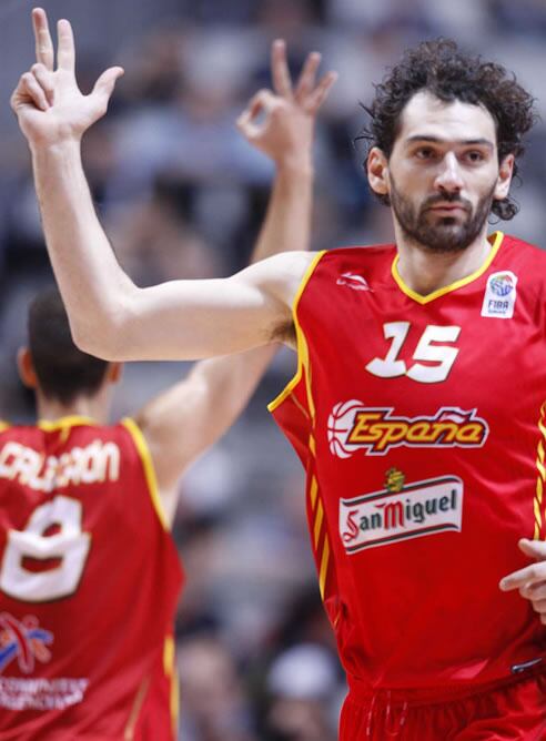 Garbajosa celebra la victoria.