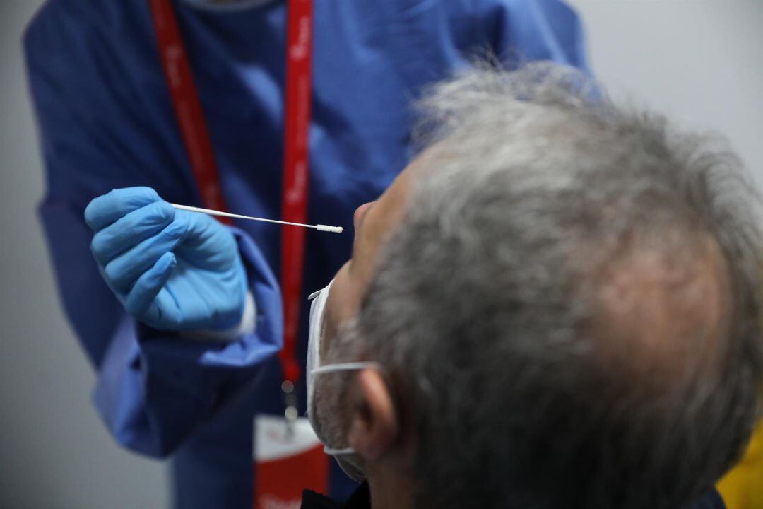 Realización de test covid