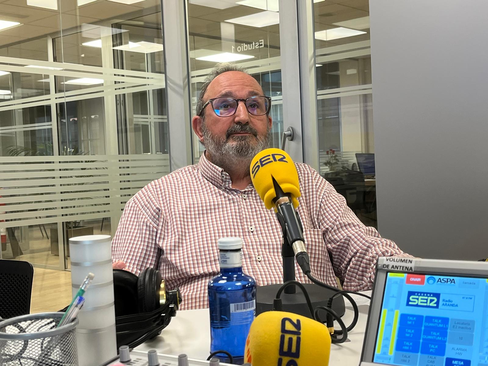 Elías, en los estudios de la SER