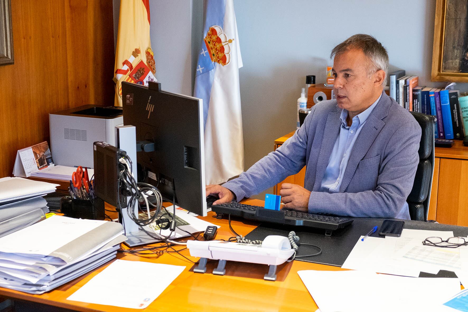 13,00 h.- O director xeral do Instituto Galego da Vivenda e Solo, Heriberto García Porto, participará na reunión multilateral do Goberno central en relación aos programas de vivenda dos fondos europeos de recuperación. Na sede do IGVS (Área Central).
foto xoán crespo
07/09/2021