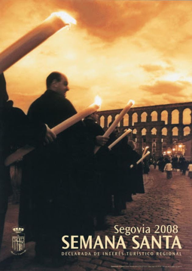 Cartel de la Semana Santa 2008, con una imagen de la conmemoración del Centenario de la Procesión de los Pasos un año antes