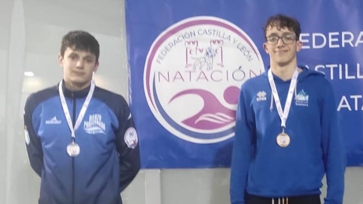 Más medallas para la natación berciana
