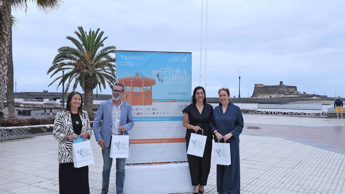 Todo a punto para la celebración de la IV Fiera del Libro de Lanzarote