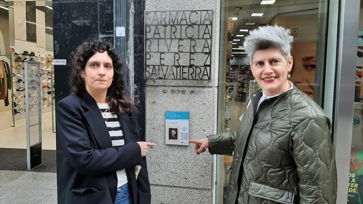 El BNG denuncia que no funcionan los códigos QR de la Ruta Picasso que están distribuidos por toda A Coruña