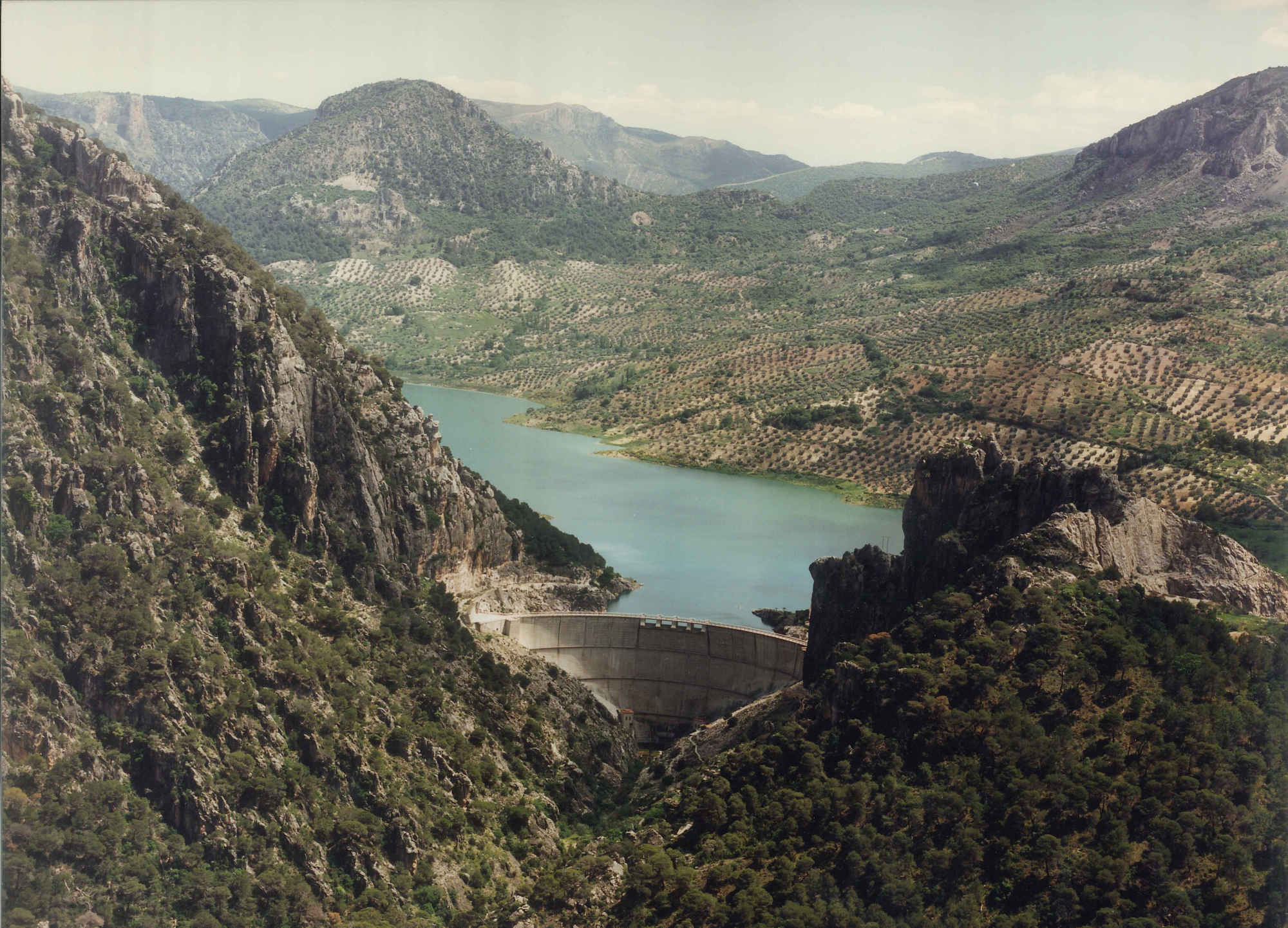 Embalse del Quiebrajano, en Jaén.