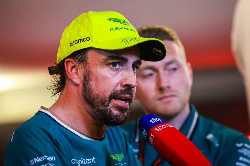 Fernando Alonso tras la clasificación del Gran Premio de Abu Dhabi