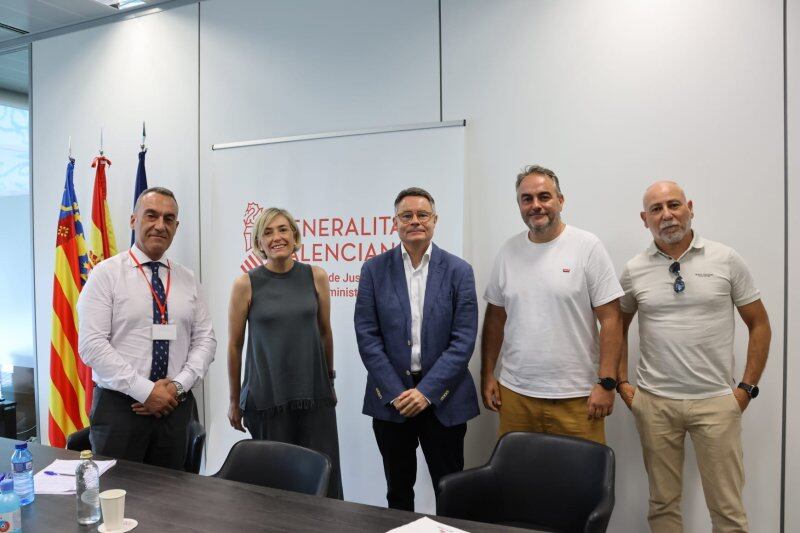 Reunión del CSIF con la consellera de justicia (Foto: CSIF)