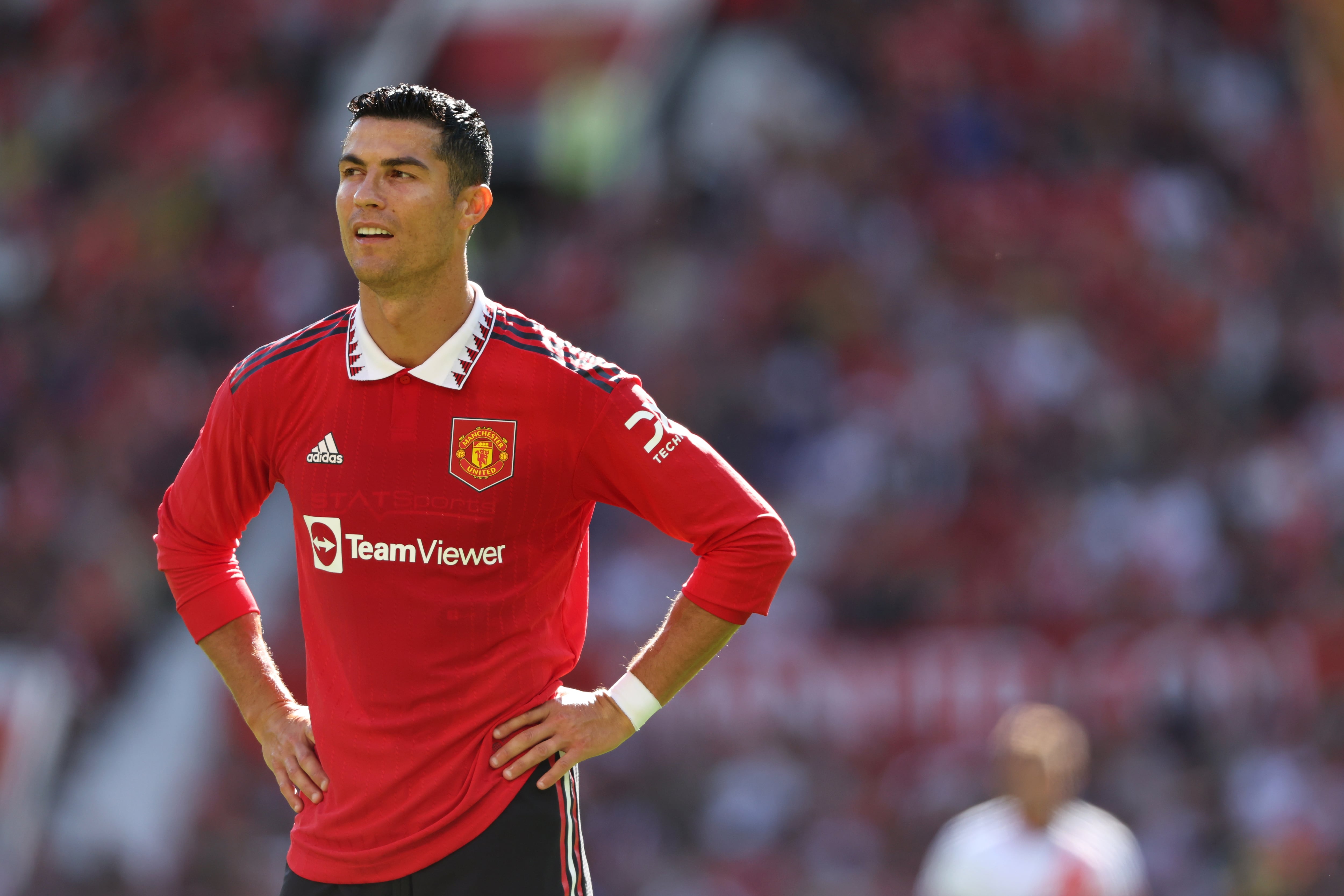 Cristiano Ronaldo, en un partido del Manchester United