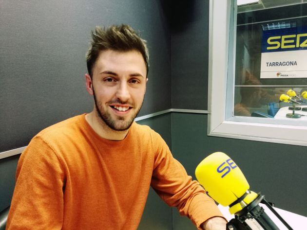 Marcos San José als estudis de SER Tarragona