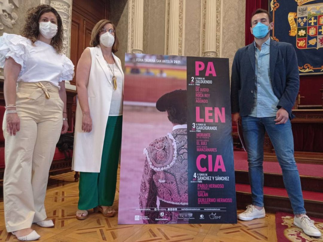 Martínez Flamarique en la presentación del cartel taurino de San Antolín en Palencia