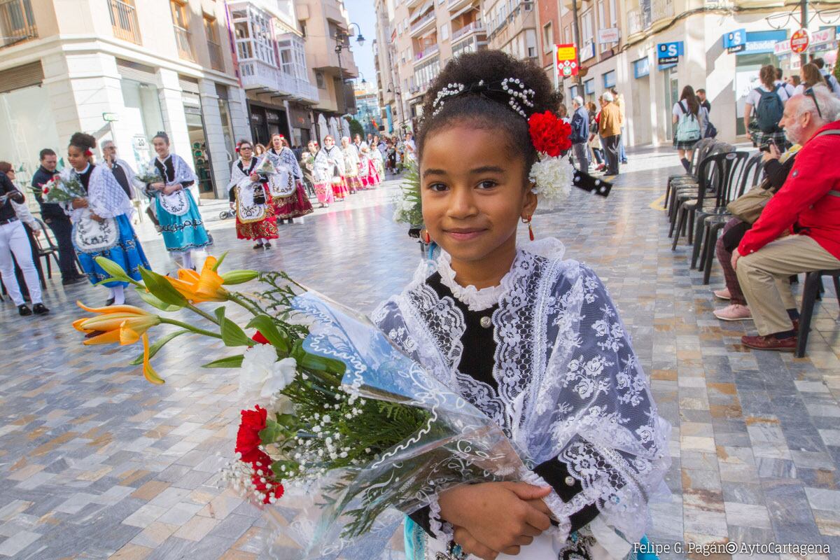 Ofrenda floral en Cartagena