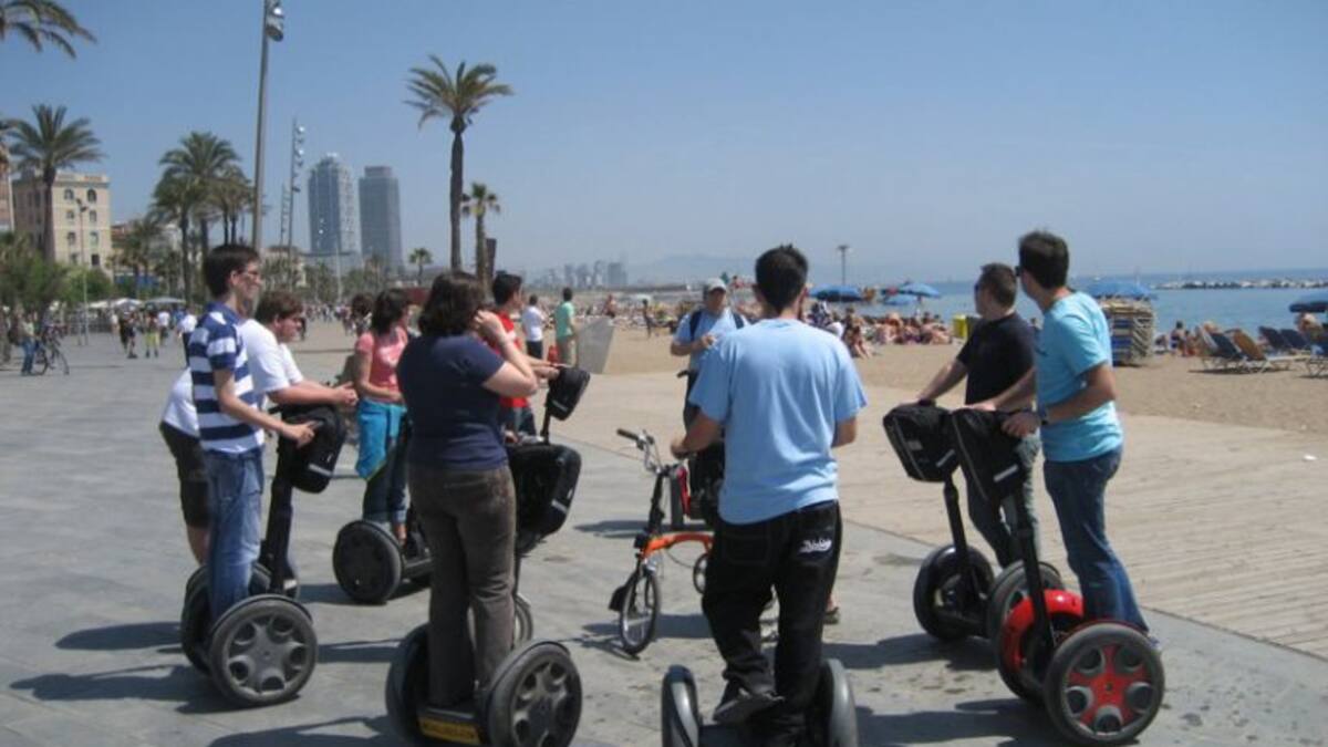 160 sancions per circular en segway pel front marítim