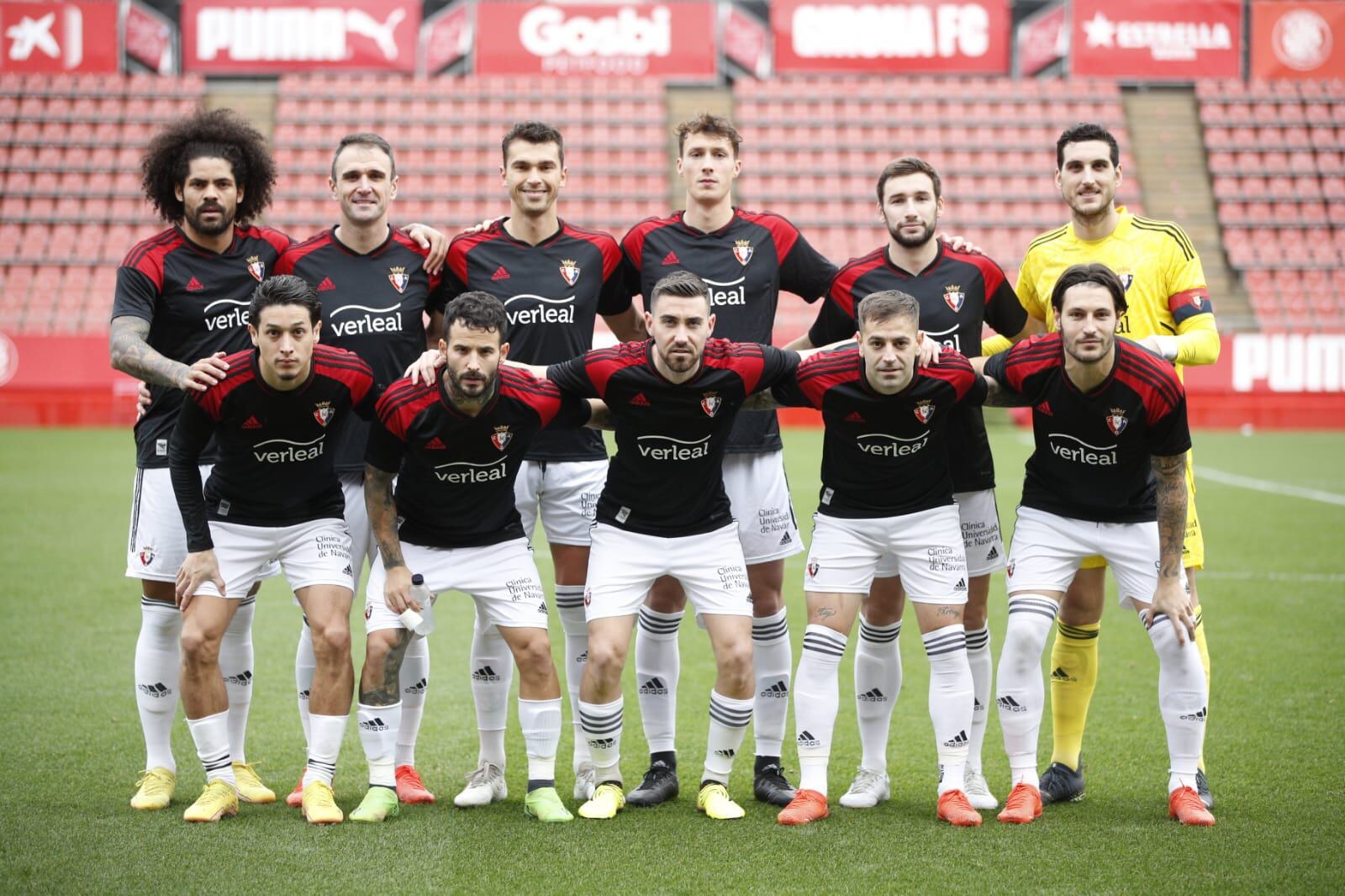 Once titular totalmente renovado de Osasuna en Girona respecto al de ayer en Palamós