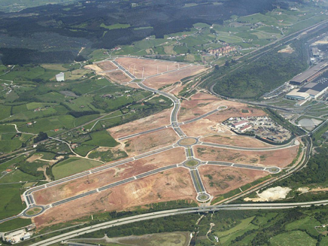 Imagen de la ZALIA, en terrenos de Serín y Poago.