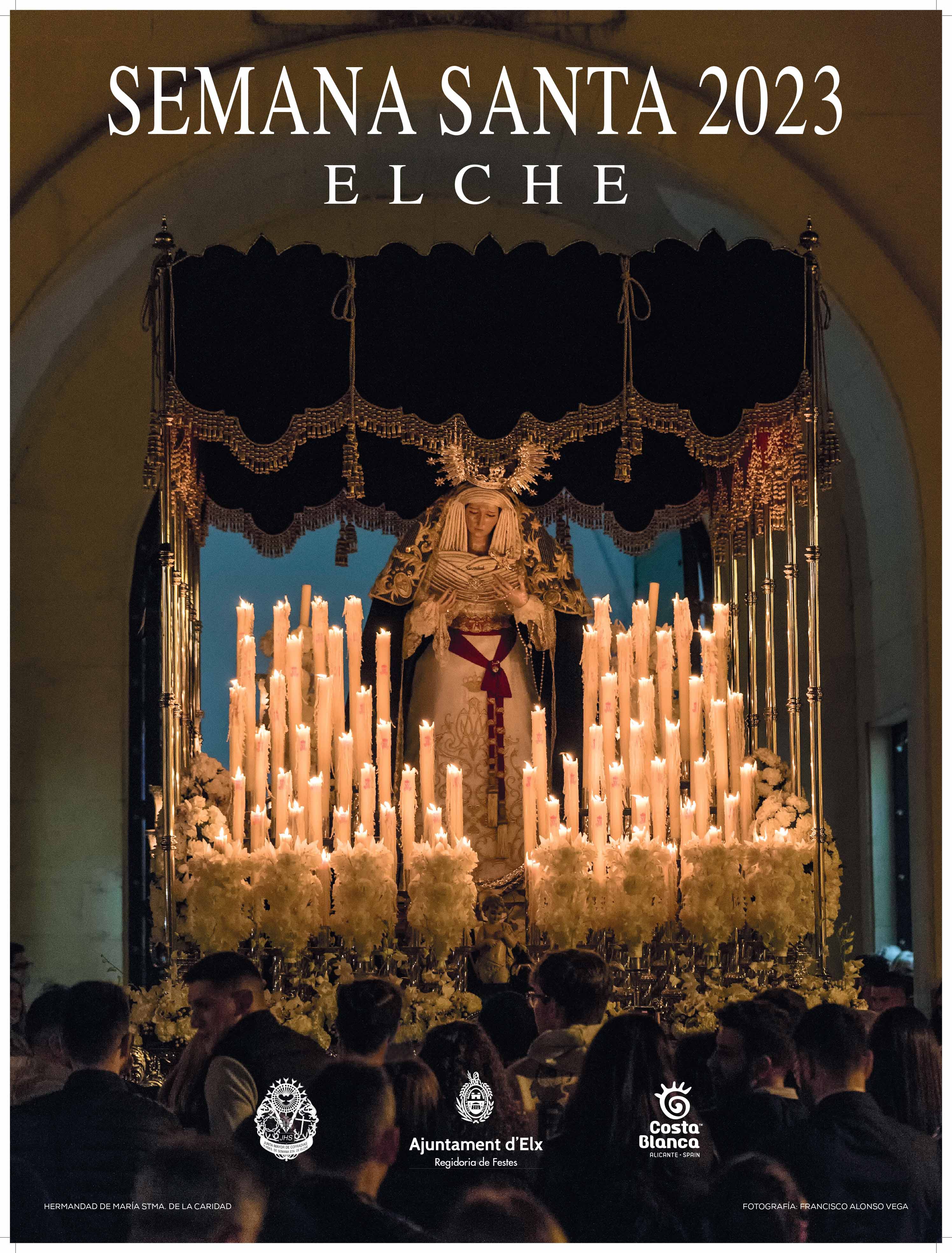 Cartel Semana Santa Elche 2023 (Fotografía de Francisco Alonso Vega)