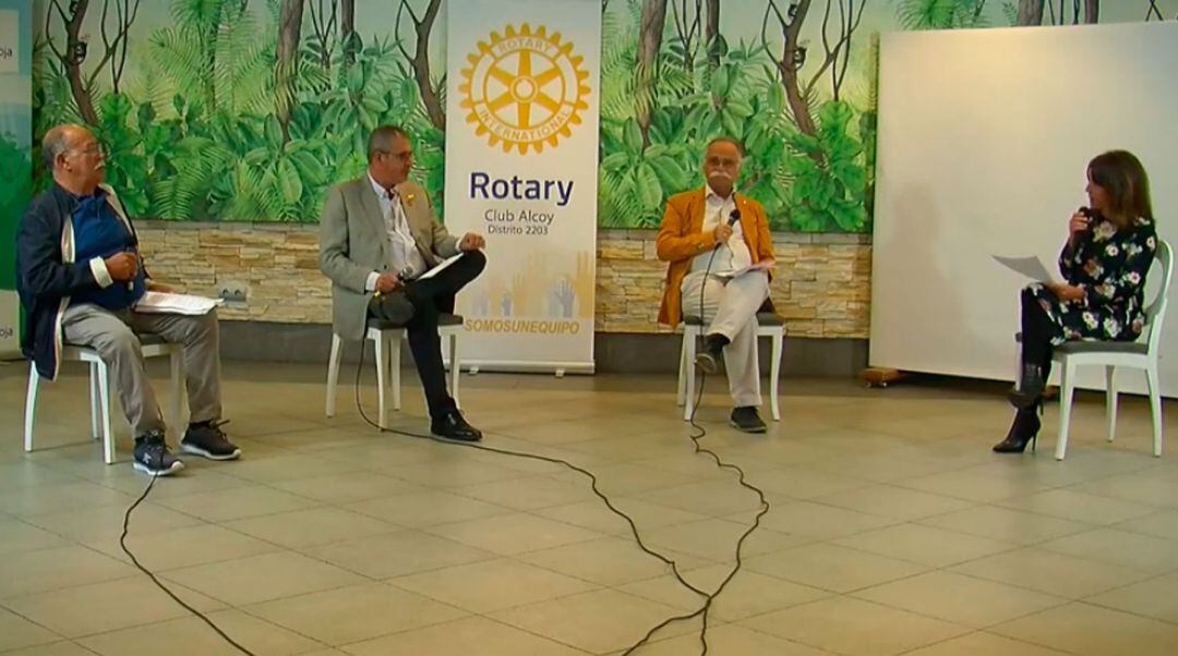 Un momento de la mesa de expertos sobre paralelismos entre la polio y la covid convocada por el Día Mundial de la Polio.