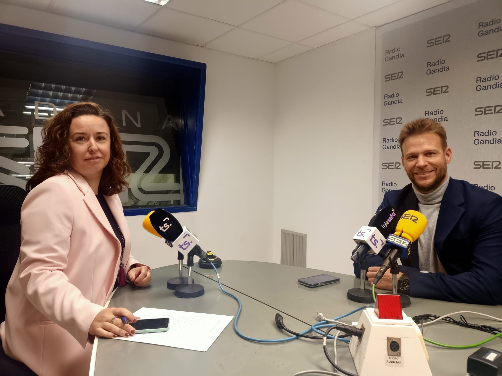 Juan Pablo Tur, presidente de FAES, durante la entrevista concedida al Grupo Radio Gandia.