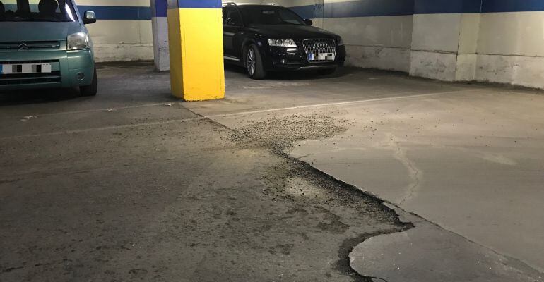 Imagen del interior del Aparcamiento de San Francisco.
