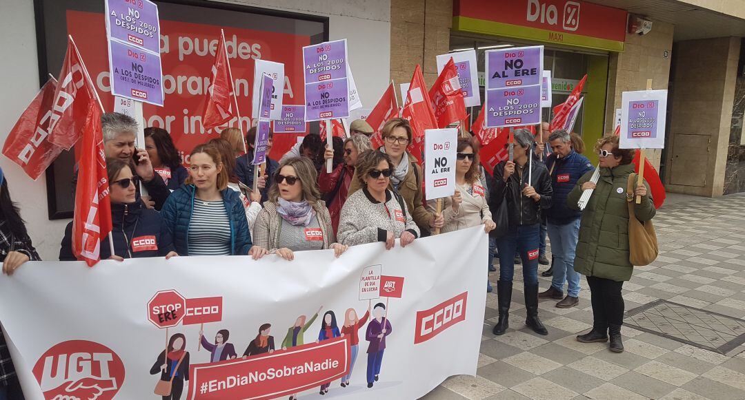 Imagen de la protesta de este miércoles