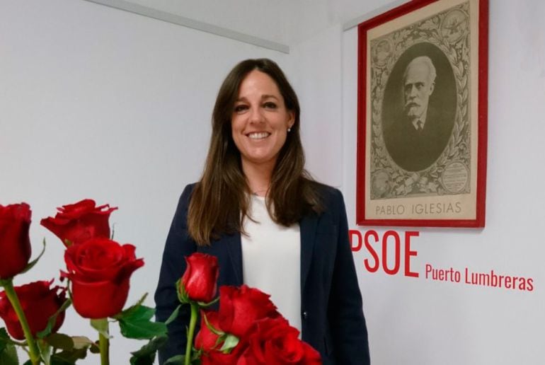 María Rosa García, secretaria general del PSOE de Puerto Lumbreras