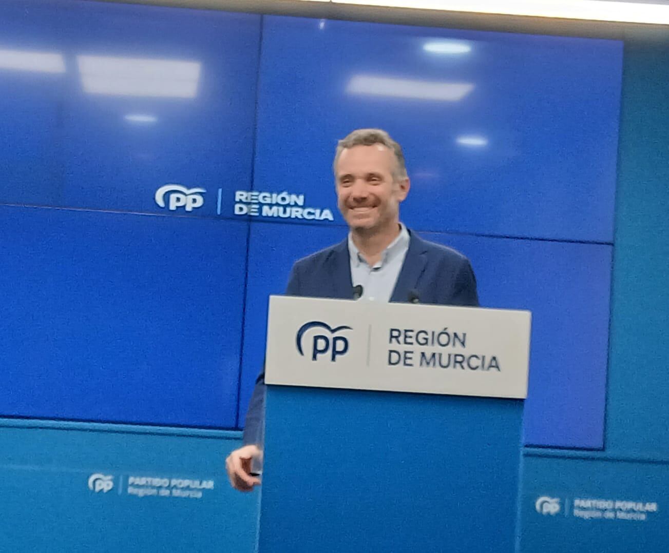 El vicesecretario de Organización, Comunicación y Electoral del PPRM, Joaquín Segado