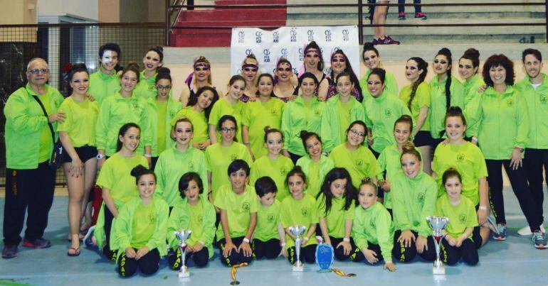 Expedición del Gym Espadas en el Nacional de Fitkid de Valencia