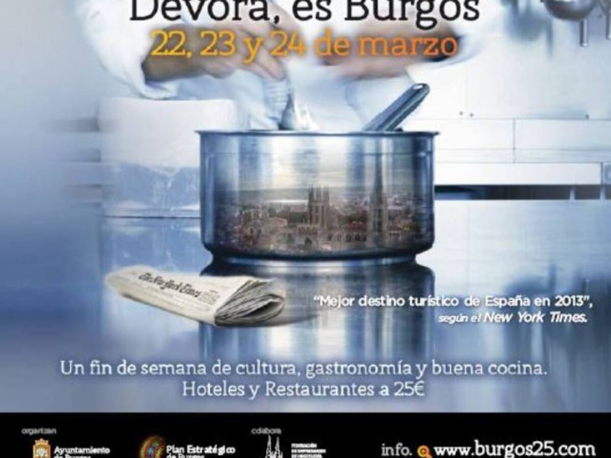 Burgos se torna comestible