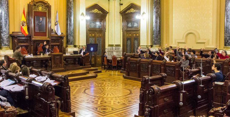 Pleno del Ayuntamiento de A Coruña
