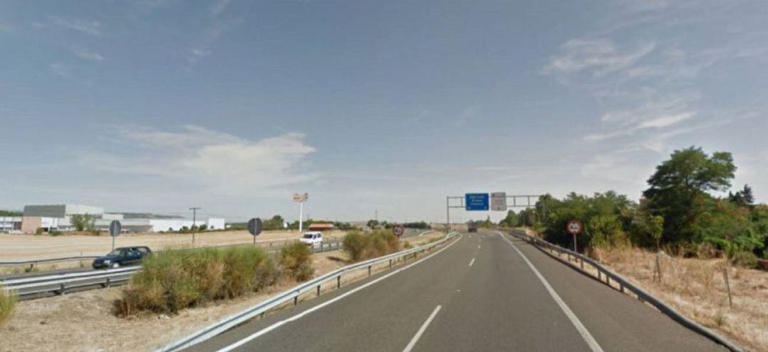 Accidente en la A-62 a la altura de Torquemada (Palencia)