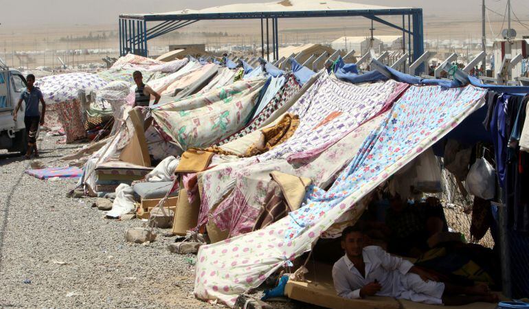 Camp de refugiats al Iraq.