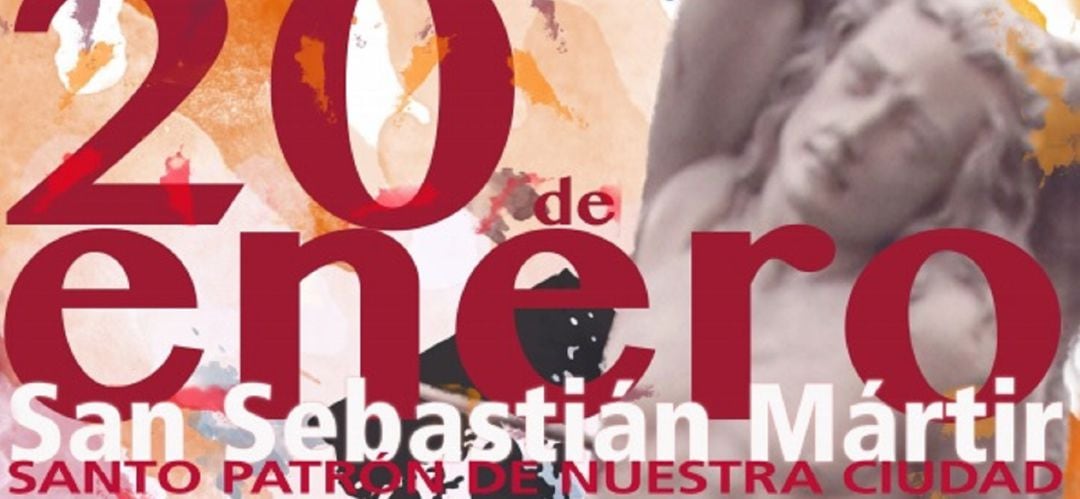 Cartel de las fiestas de San Sebastián Mártir 2020