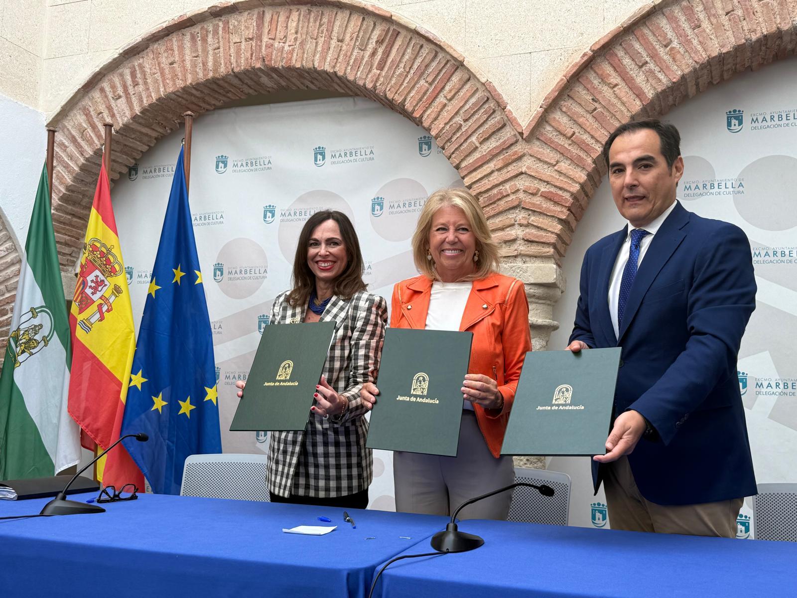 Firma del convenio para la construcción de la ciudad de la justicia de Marbella