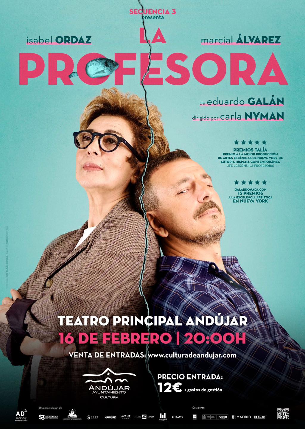 La obra de teatro &#039;La Profesora&#039; llega a Andújar