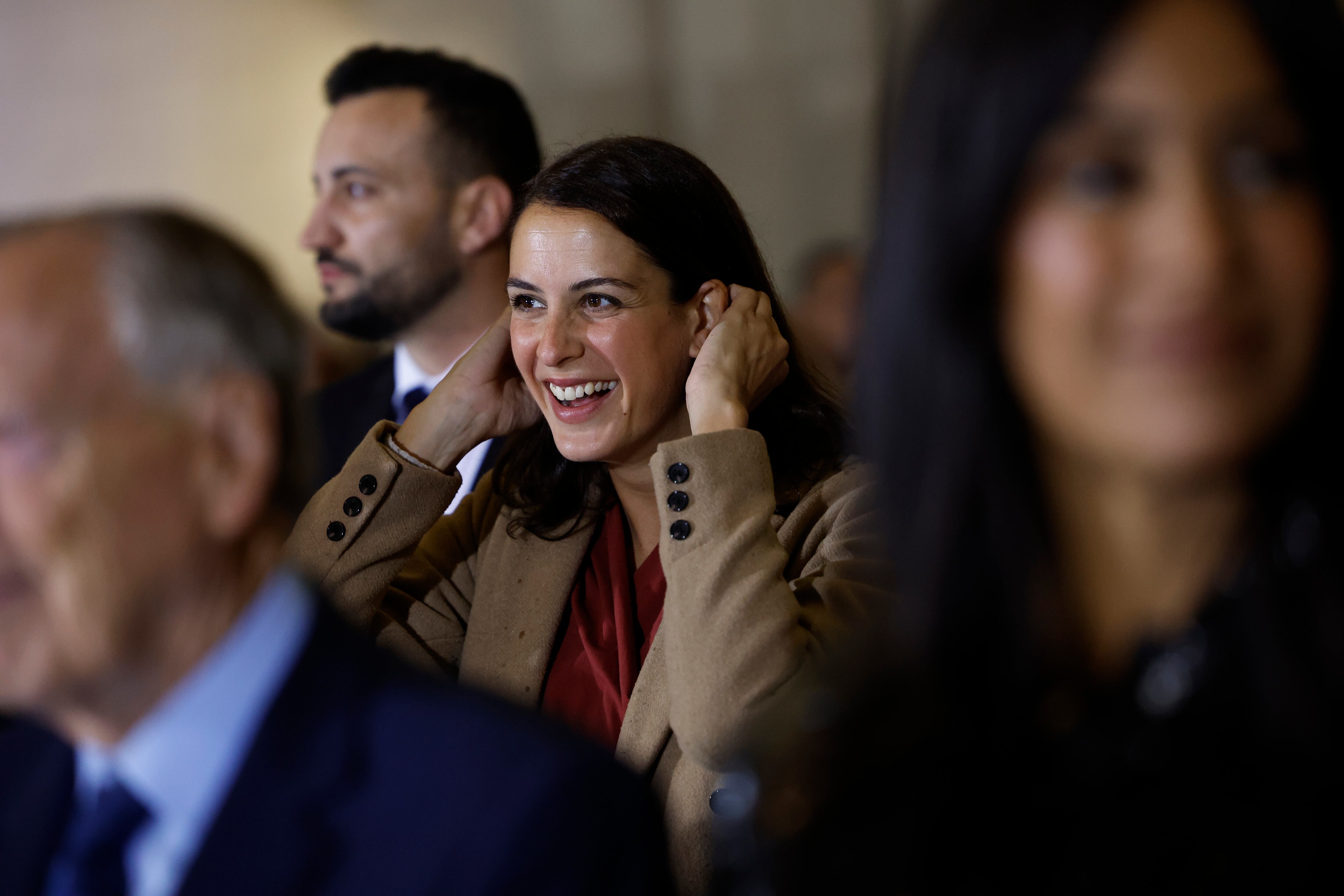 La portavoz de Más Madrid Rita Maestre en la Misa de La Almudena, en Madrid.