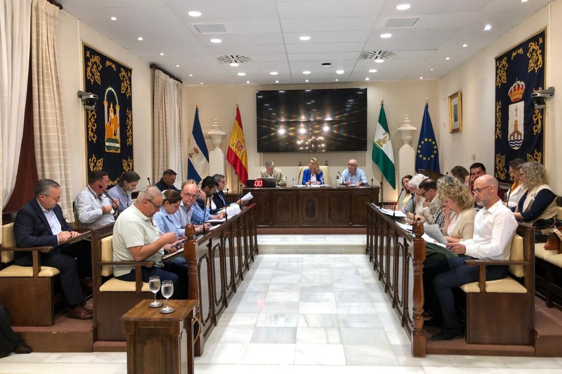 Imagen de un pleno en el Ayuntamiento de Alcalá de Guadaira