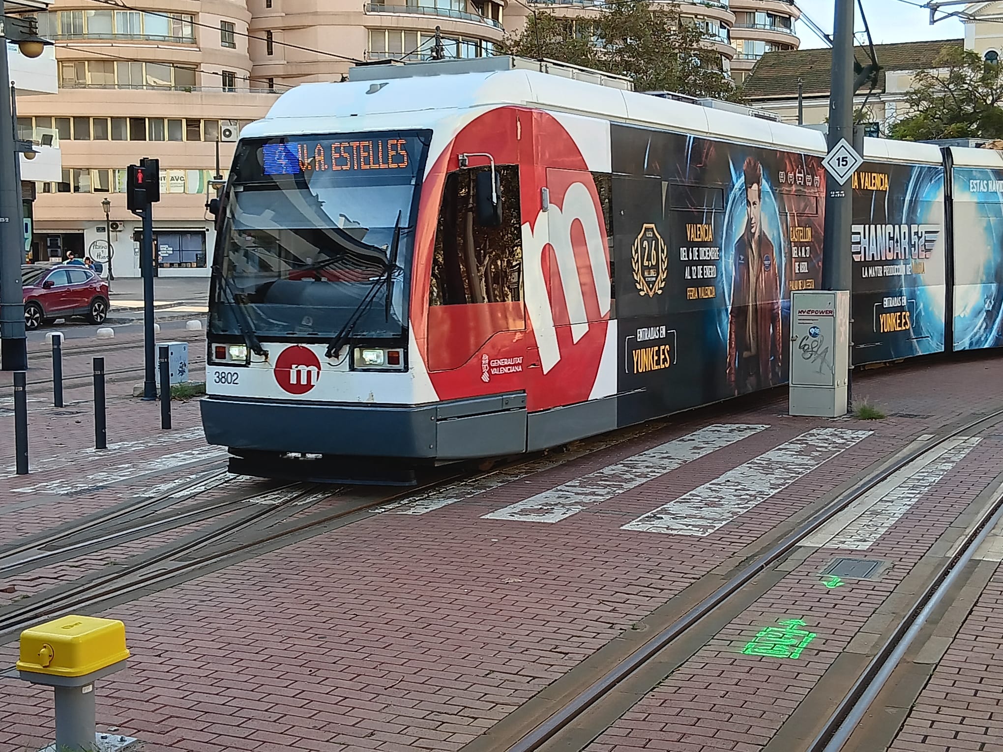 Este sábado se ha restablecido la circulación de tranvías de València después de estar 10 días interrumpida por las consecuencias de la DANA
