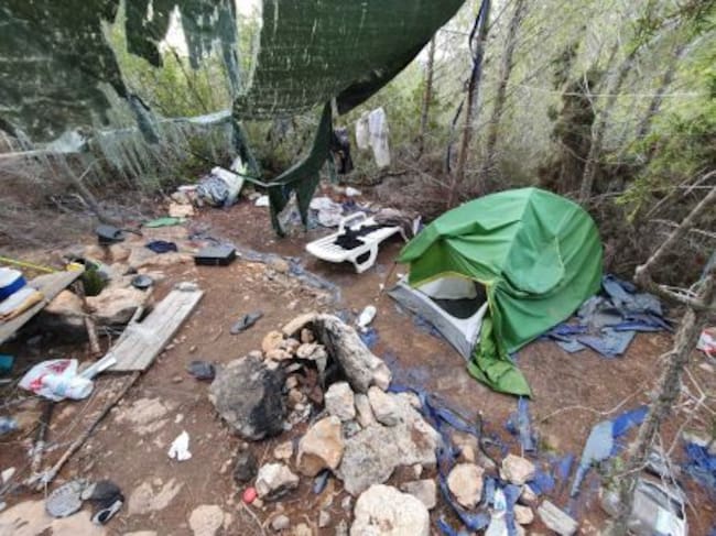 Imagen de uno de los asentamientos