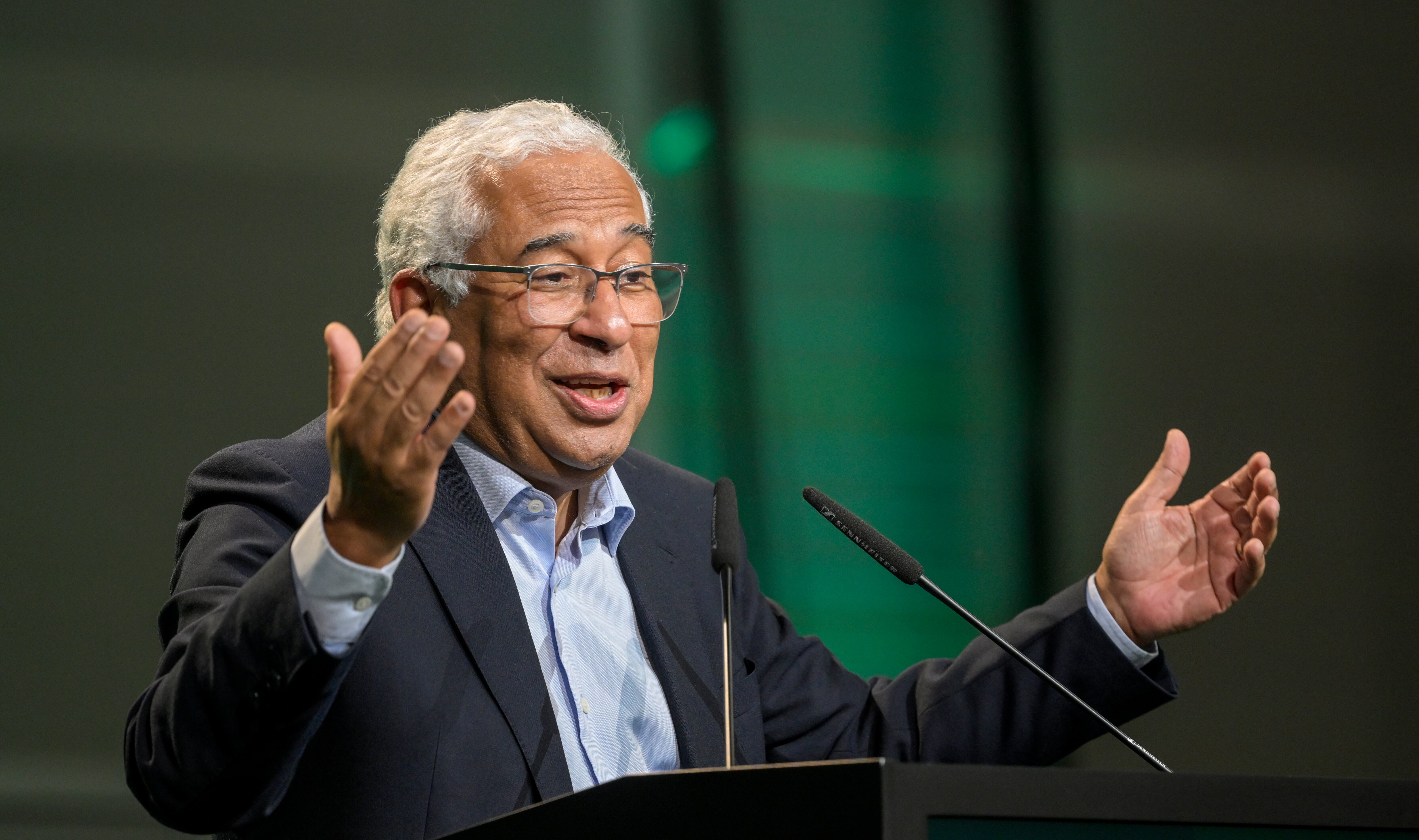 Primer Ministro y Secretario General del Partido Socialista de Portugal, Antonio Costa.