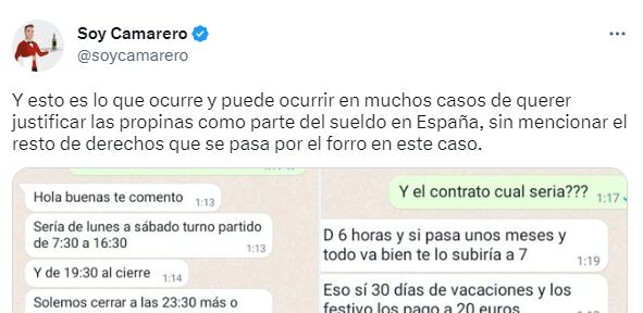 El tuit cuenta con más de 7.000 &#039;me gusta&#039;