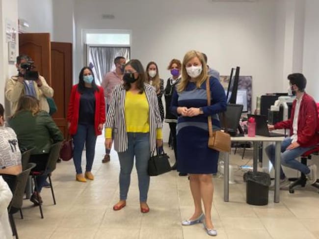 Visita al Centro Guadalinfo Jódar