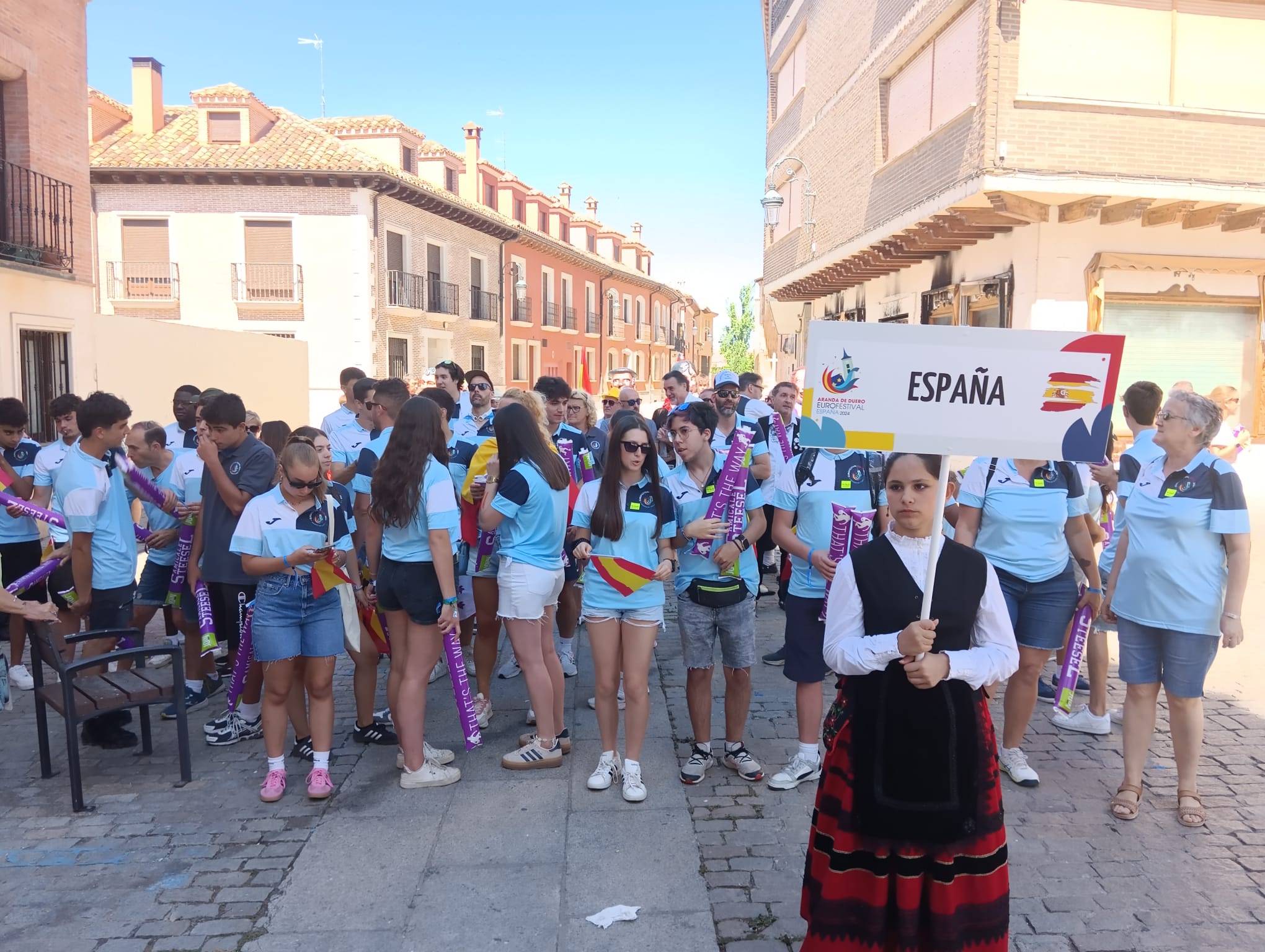 Desfile del Eurofest 2024 en Aranda de Duero