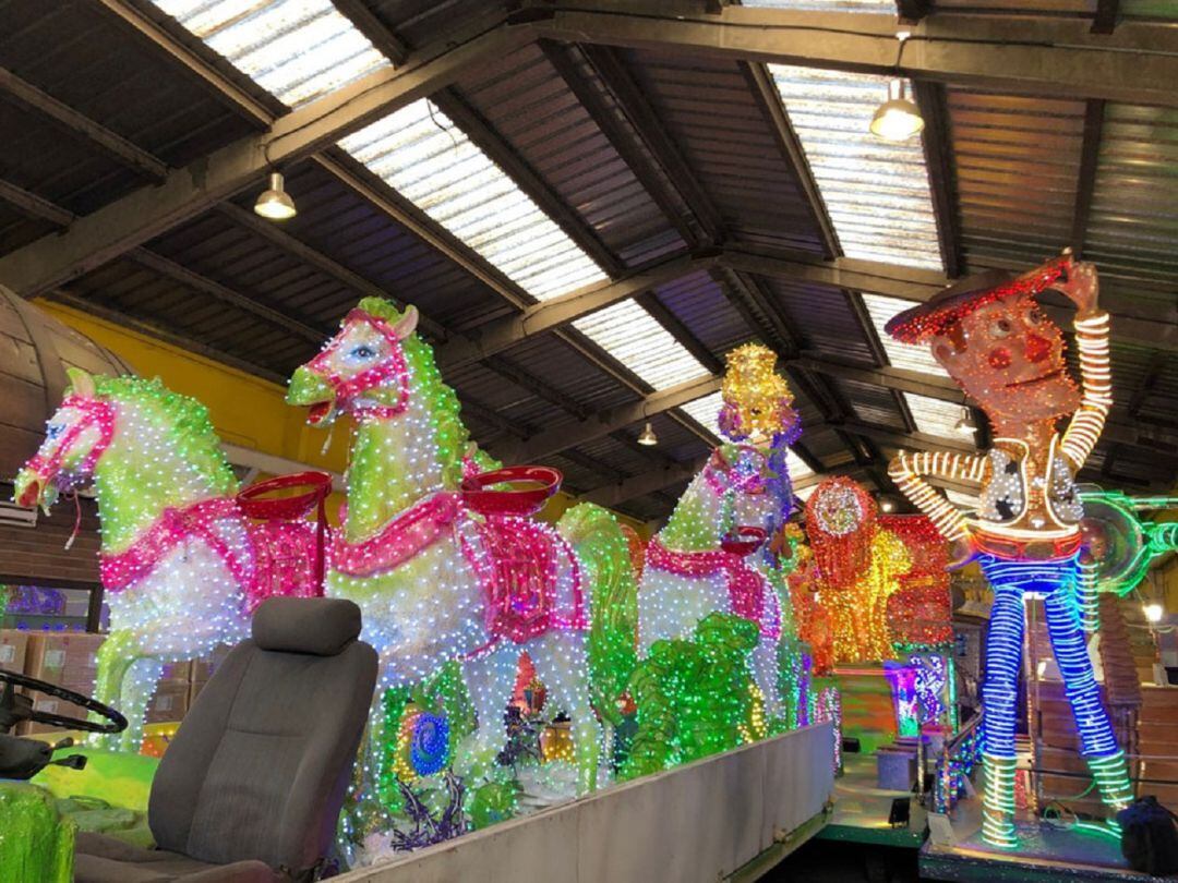 Carroza de la Cabalgata de Reyes de Torrejón de Ardoz.
