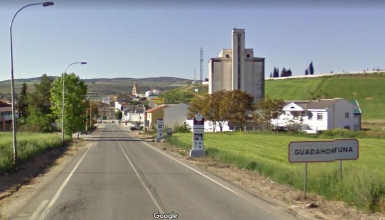 Entrada al pueblo de Guahortuna.